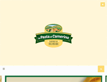 Tablet Screenshot of lapastadicamerino.it